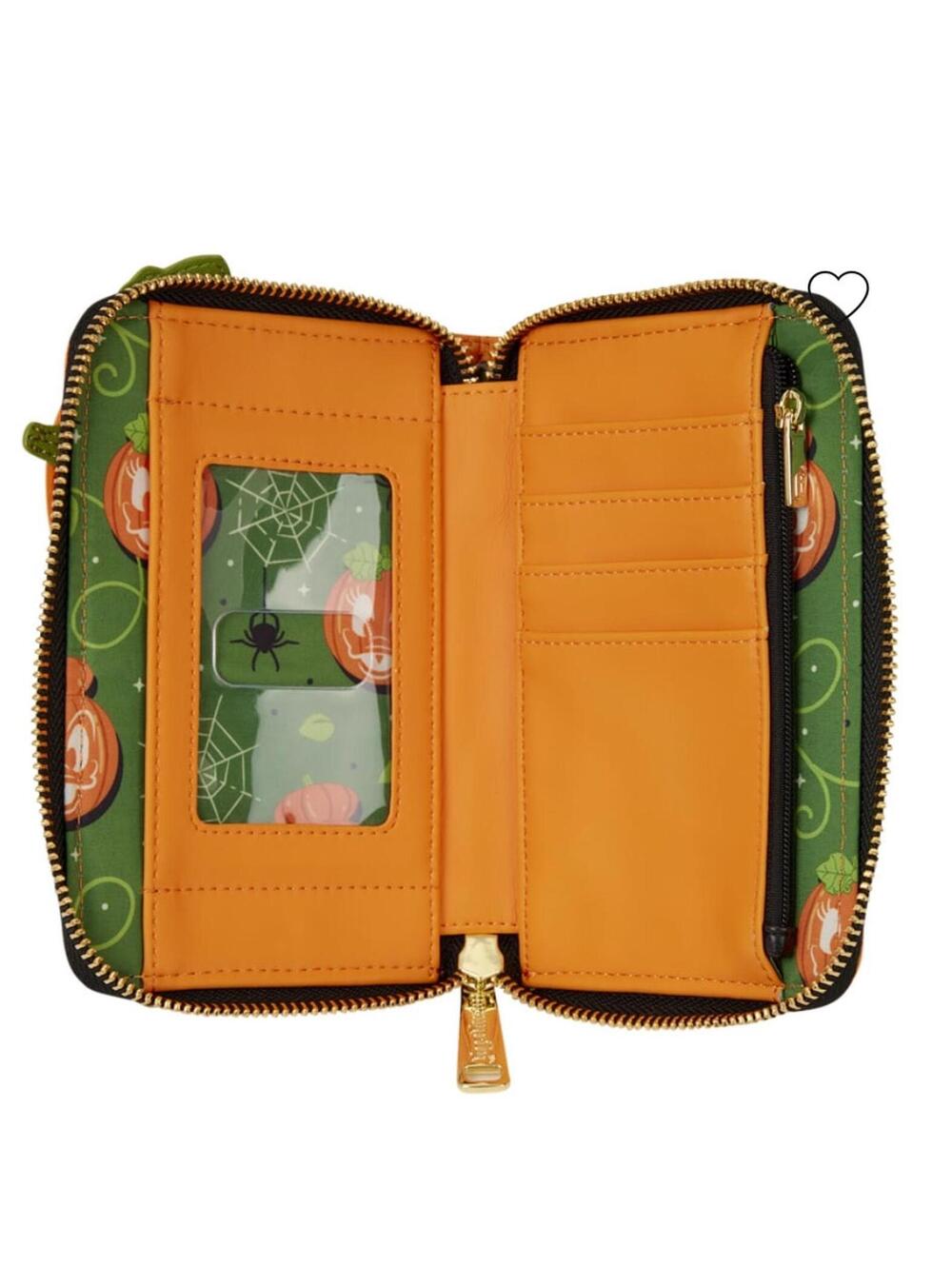 Loungefly Donald & Daisy Jack-o'-Lantern Glow Wallet - Picture 4 of 4